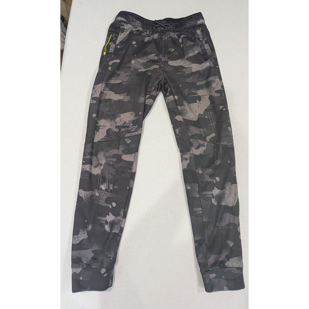 Russell Jogger Pants Women XXL 18 Grey Camo Excellent Athletic Activewear Sweat